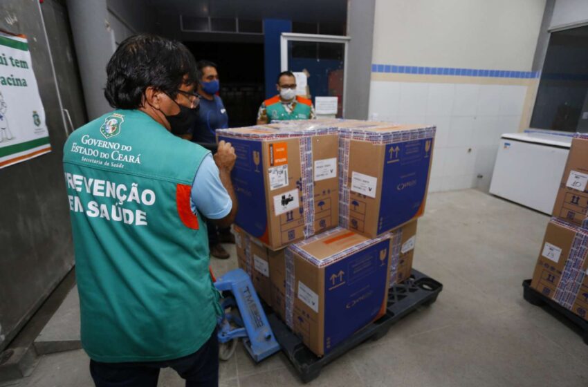  Com mais de 3 milhões de doses aplicadas, Ceará recebe novo lote da Pfizer
