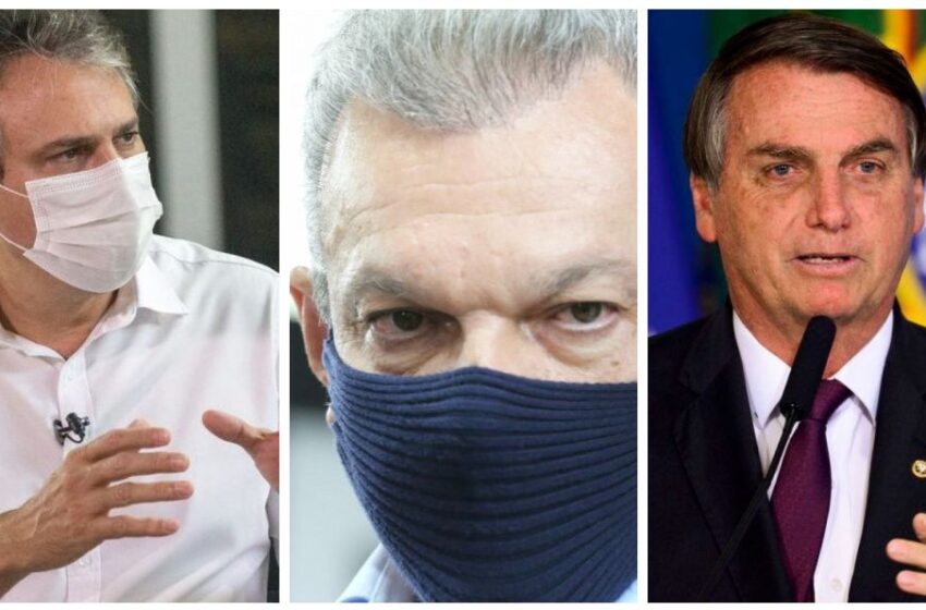  Camilo Santana e Sarto Nogueira criticam Bolsonaro por querer desobrigar uso de máscara