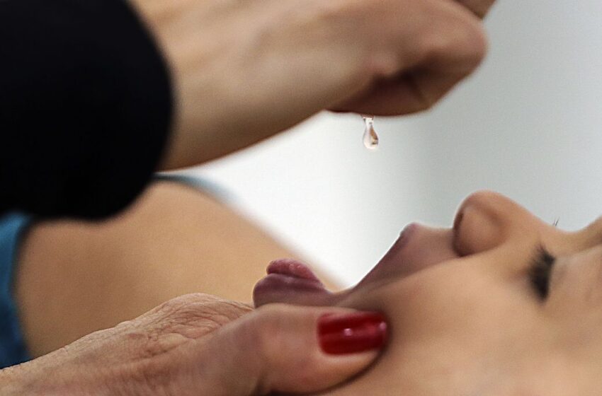  Campanha de vacinação contra a pólio termina nesta sexta-feira.