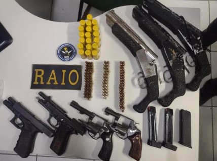 2.200 armas de fogo foram apreendidas durante operações policiais no Ceará