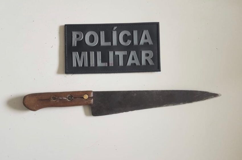  Milagres: Polícia Militar efetua prisão por arma Branca.