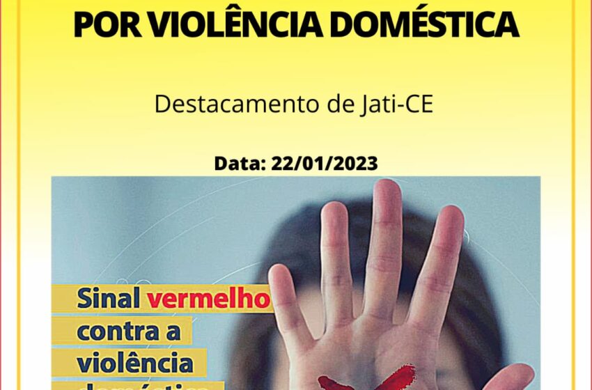  Jati: Polícia Militar efetua prisão por violência contra Mulher.
