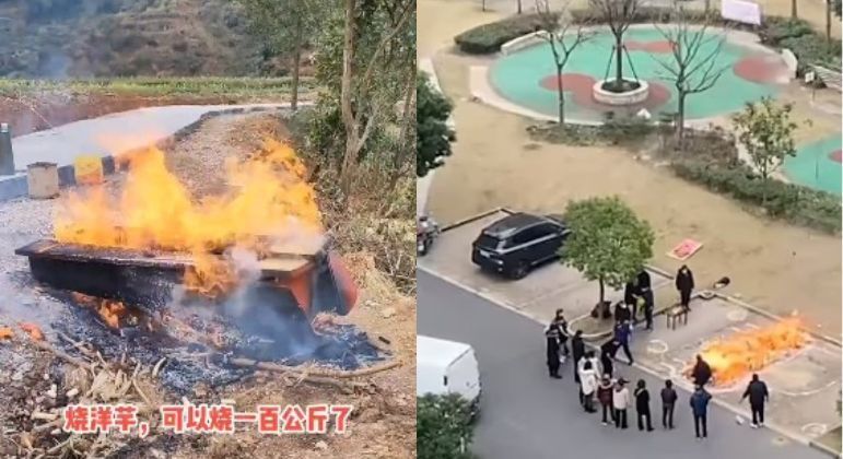  Chineses queimam mortos nas ruas em meio à explosão de casos de Covid-19.