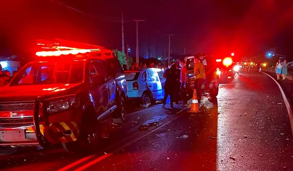  Três idosos morrem em acidente de carro no interior do Ceará.