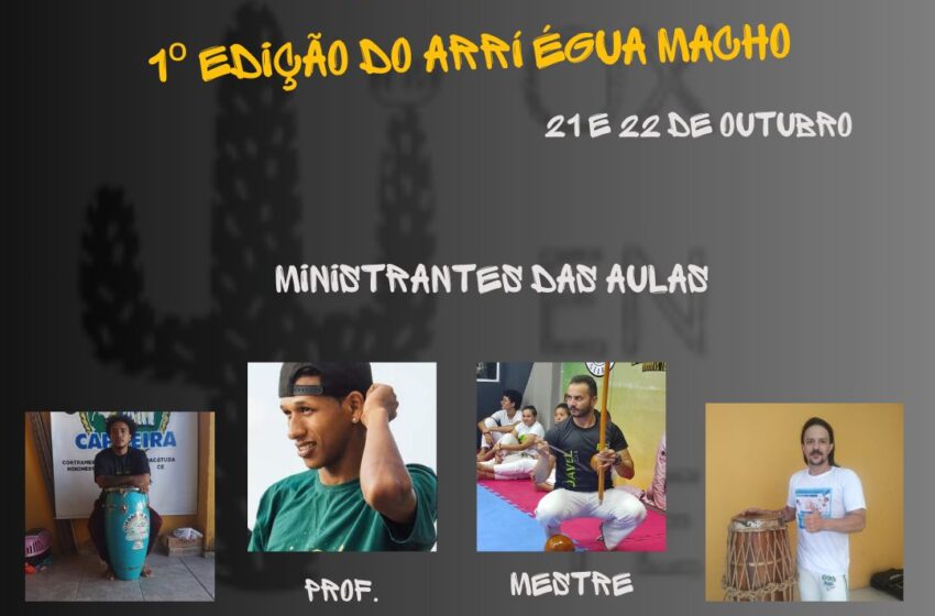  Brejo Santo: Vem ai primeiro Arre Égua macho de capoeira.