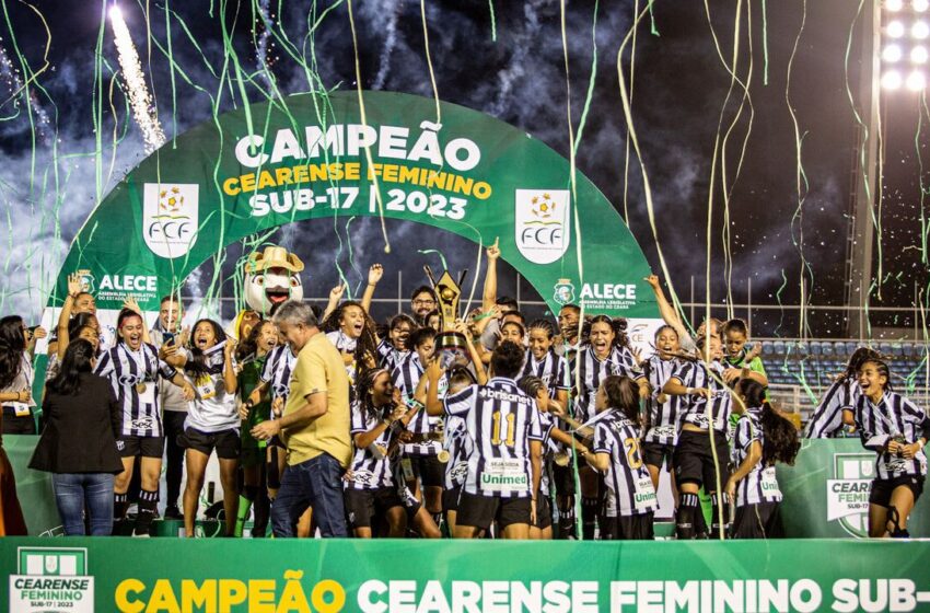  Ceará vence Fortaleza por 2 a 1 e sagra-se Campeão Cearense Feminino Sub-17.
