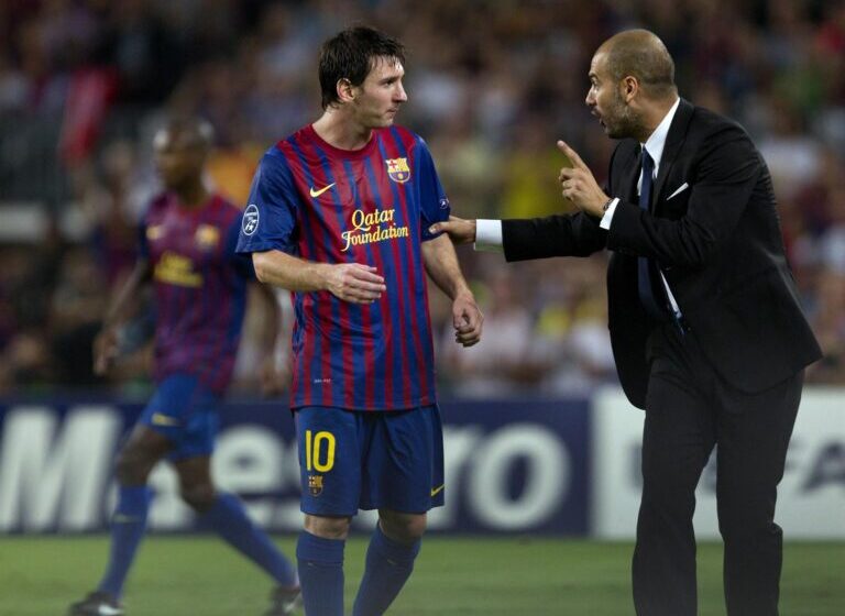  Guardiola elege Messi melhor da história e se desculpa com Pelé e Maradona.
