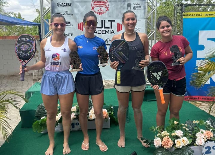 Brejo Santo: Equipe de Beach Tênis se destaca em campeonato em Iguatu.