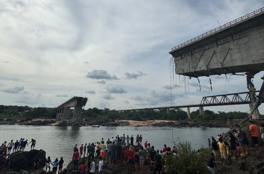  Autoridades traçam estratégia para buscar vítimas de ponte que desabou.