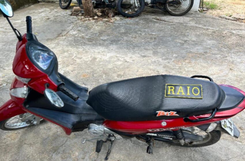  Crateús: Equipe RAIO recupera moto roubada.