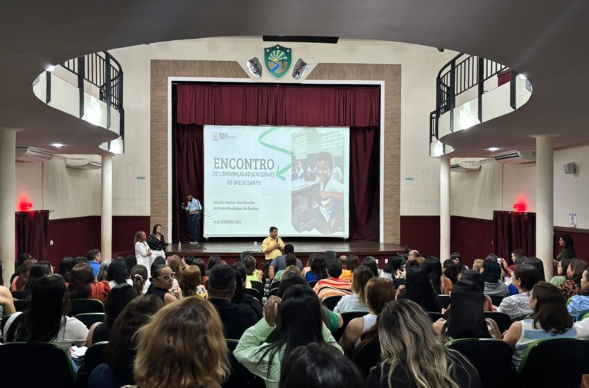  SEDUB realiza 1º Encontro de Lideranças Educacionais de Brejo Santo