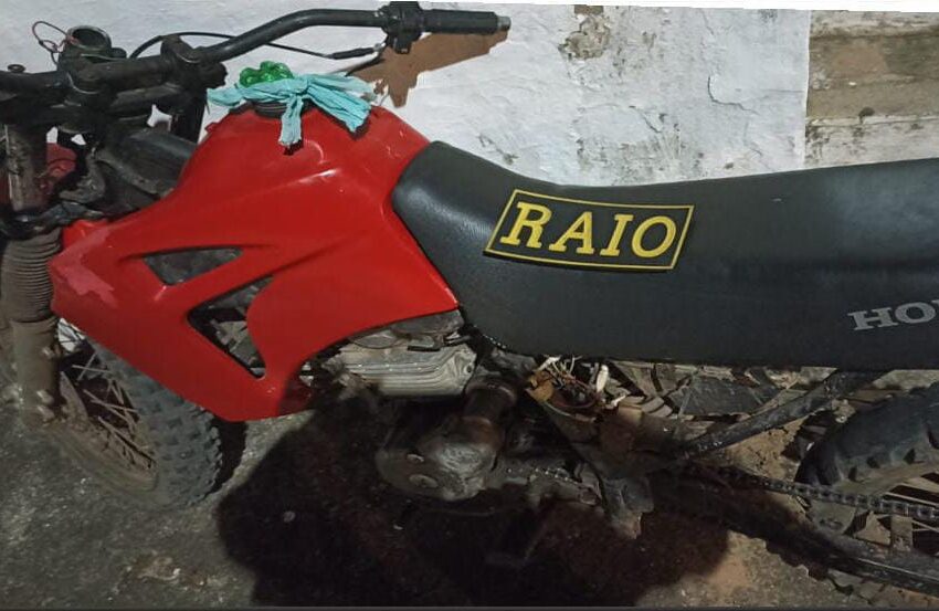  Crato: RAIO apreende moto por adulteração.
