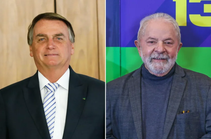  Pesquisa aponta Bolsonaro à frente de Lula no primeiro turno.