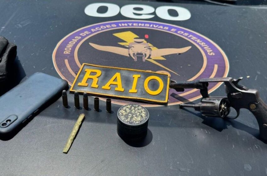  Milagres: BPRAIO faz apreensão por porte ilegal de arma de fogo.