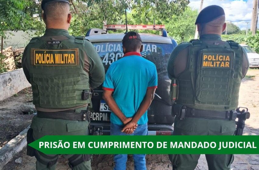  Milagres: Polícia Militar compre mandato de prisão por estupro.