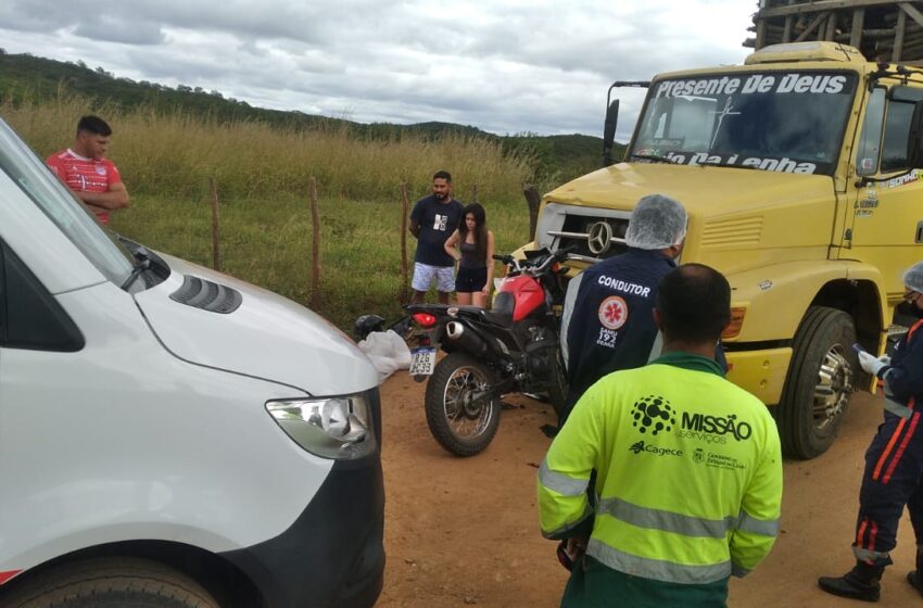  Jati: Acidente com vitima fatal na zona rural.