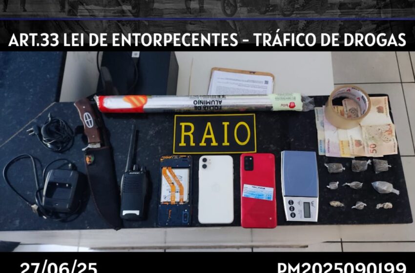  PRISÃO POR TRÁFICO DE DROGAS ILÍCITAS EM CATUNDA/CE