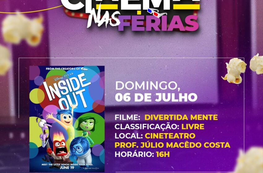  Brejo Santo: Cinema nas Férias tá ON.