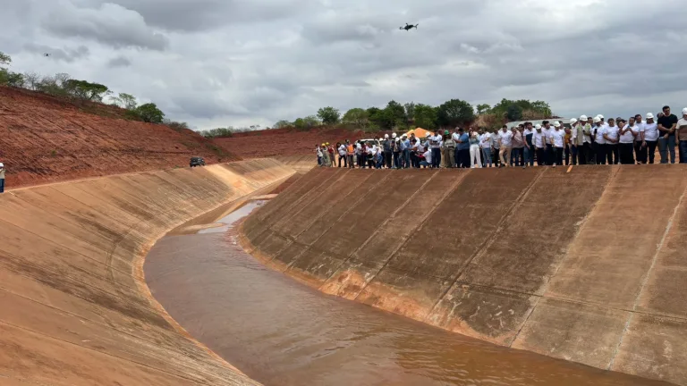  Cinturão das Águas do Ceará atinge 91% de execução e tem entrega prevista para 2026.