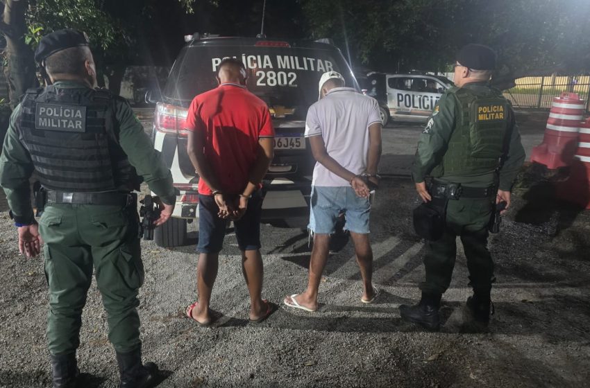  Abaiara: Policia Militar prende dupla por roubo de Motocicleta.