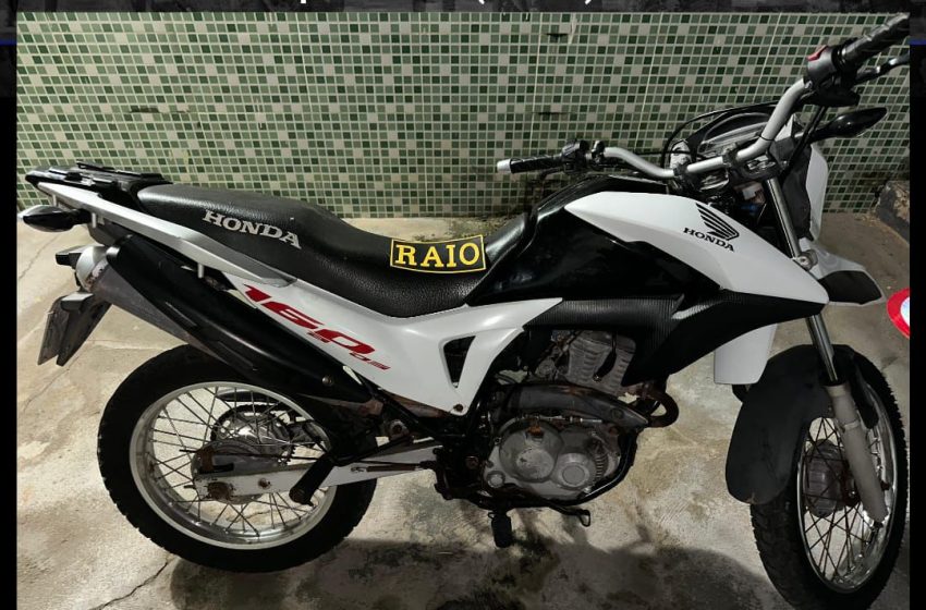  Brejo Santo: Equipe RAIO apreende motocicleta clonada.
